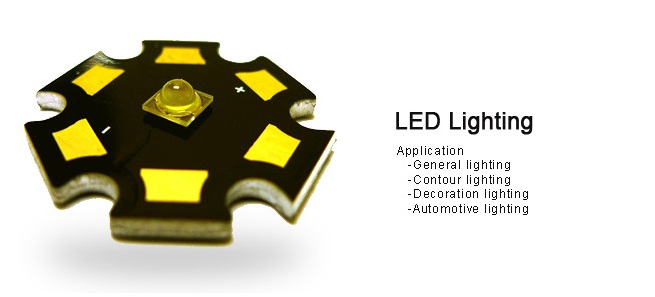 Materials, devices and applications for LED